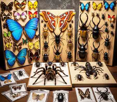 Insetti da Collezione da Tutto il Mondo